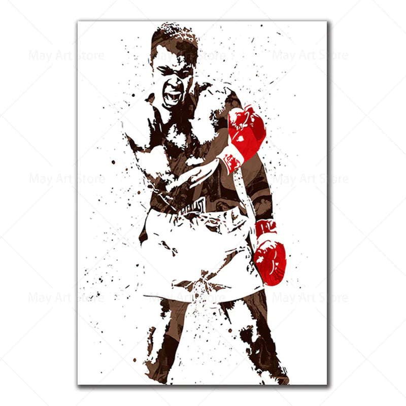 Inspirational Boxing Quote Canvas Wall Art