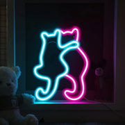 LED Neon Cat Wall Decor for Indoor/Outdoor Lighting Frugal Finds Galore