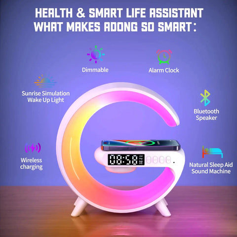 Multifunctional Wireless Charger Table Lamp Frugal Finds Galore