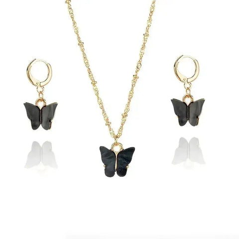Luxury Rhinestone Butterfly Watch Set Frugal Finds Galore