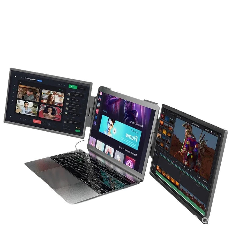 Dual-Screen 14-Inch Portable Monitor: Maximize Your Productivity on the Go!