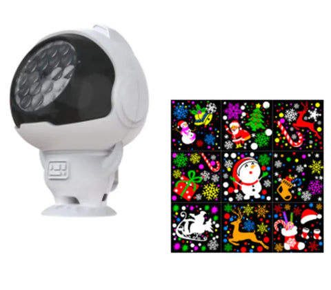 Astronaut Snowflake Projection Lamp Frugal Finds Galore