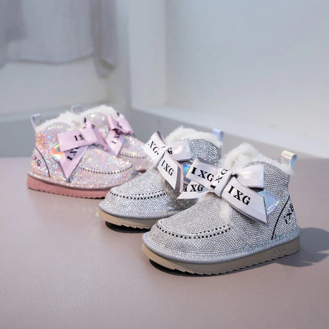 Rhinestone Princess Thermal Cotton Footwear Frugal Finds Galore