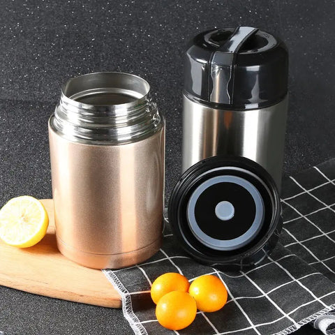 Stainless Steel Vacuum Insulated Cooking Jar and Lunch Box Frugal Finds Galore