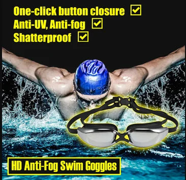 Gafas de natación antivaho de alta definición