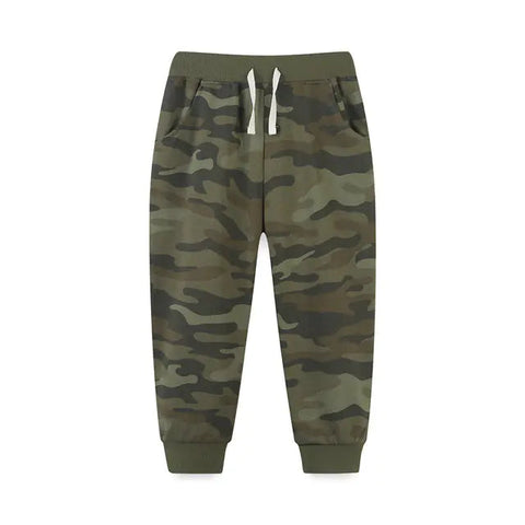 Camouflage Boys Sweatpants with Drawstring Frugal Finds Galore