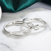 Adjustable Bow Opening Couple Ring for Women Frugal Finds Galore