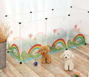 Transparent Pet Fence and Enclosure Frugal Finds Galore
