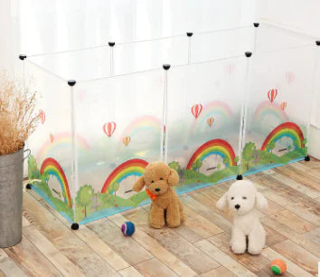 Transparent Pet Fence and Enclosure Frugal Finds Galore