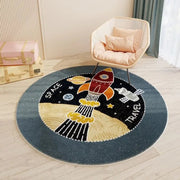 Round Polyester Rug Frugal Finds Galore