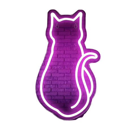 LED Neon Cat Wall Decor for Indoor/Outdoor Lighting Frugal Finds Galore