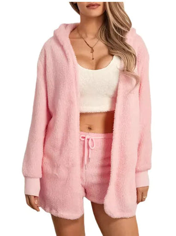 Women's Cozy Plush Loungewear Set Frugal Finds Galore