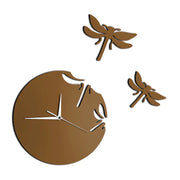 DIY Acrylic Dragonfly Wall Clock for Living Room Decor Frugal Finds Galore