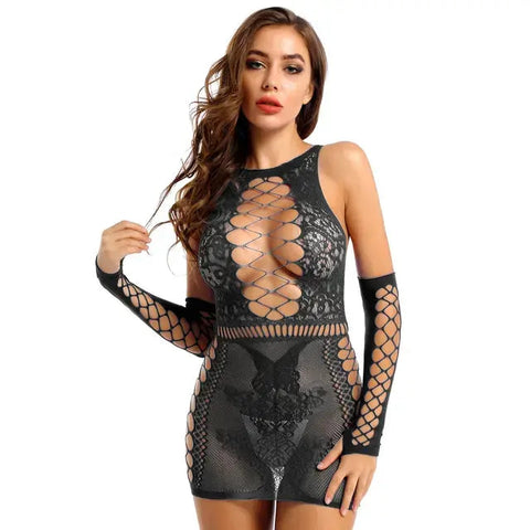 Fishnet Sleeveless Mesh Clubwears Frugal Finds Galore