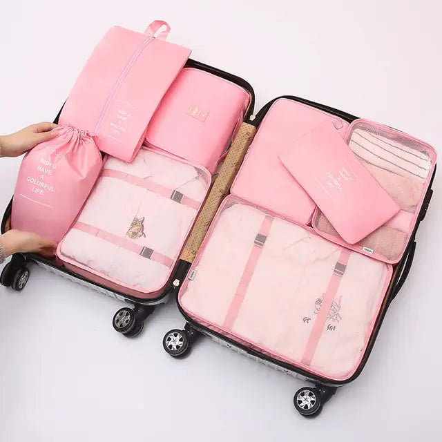 8 Pieces Large Capacity Luggage Storage Bags