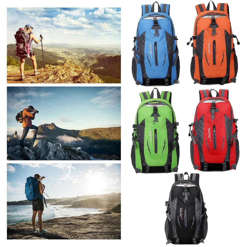 Mochila de viaje de 40 l para hombre y mujer, para acampar, portátil, senderismo, escuela, mochila, EE. UU.