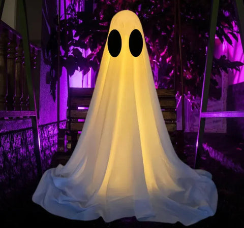 Ghost Halloween Decorations Frugal Finds Galore