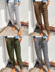 High-Waist Leopard Joggers Frugal Finds Galore