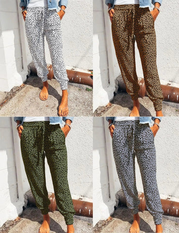 High-Waist Leopard Joggers Frugal Finds Galore