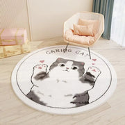 Round Polyester Rug Frugal Finds Galore