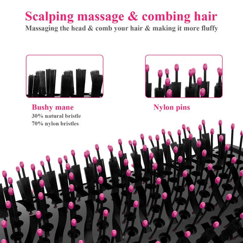 2-in-1 Electric Hair Dryer Straightener Curler Volumizing  Comb Frugal Finds Galore