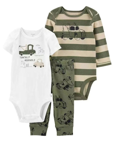 Spring Autumn Baby Clothing Set - 3 Pieces for Infants Frugal Finds Galore