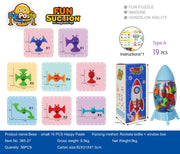 Bees Suction Cups Versatile Building Soft Blocks Toy Frugal Finds Galore