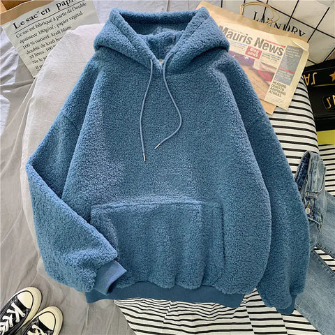 Women's Hooded Sweater in Super Fire Lamb Wool Frugal Finds Galore