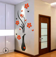 Vase Wall Stickers for Background Decor Frugal Finds Galore