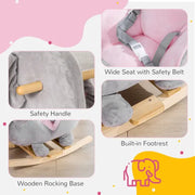 Baby Elephant Wooden Rocking Chair Frugal Finds Galore