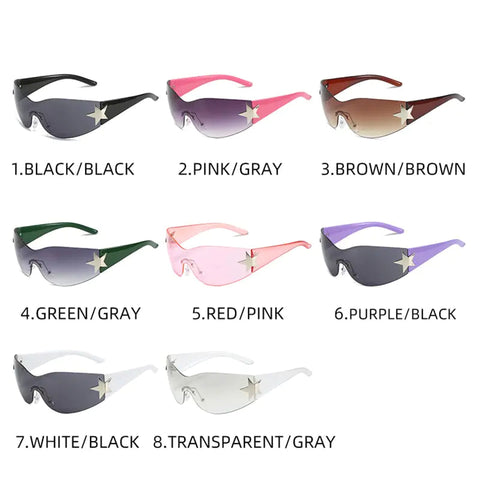 Punk Star Sunglasses UV400 Goggles Frugal Finds Galore