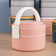 Double-Layer Lunch Box for Office Workers, Microwave Safe Frugal Finds Galore