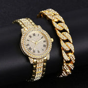 Diamond Crystals Watch and Bracelet Set Frugal Finds Galore