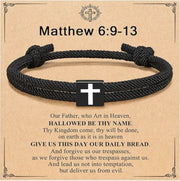 Milan Rope Braided Cross Bracelet Frugal Finds Galore