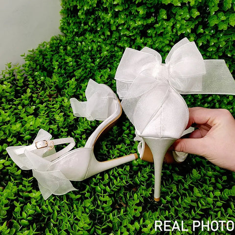 Silk Stiletto High Heels Frugal Finds Galore
