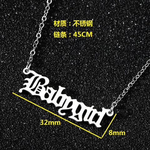 Rapper Letter Necklace Frugal Finds Galore
