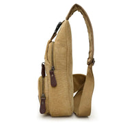 Canvas Crossbody Bag for Men - Trendy Chest Bag Frugal Finds Galore