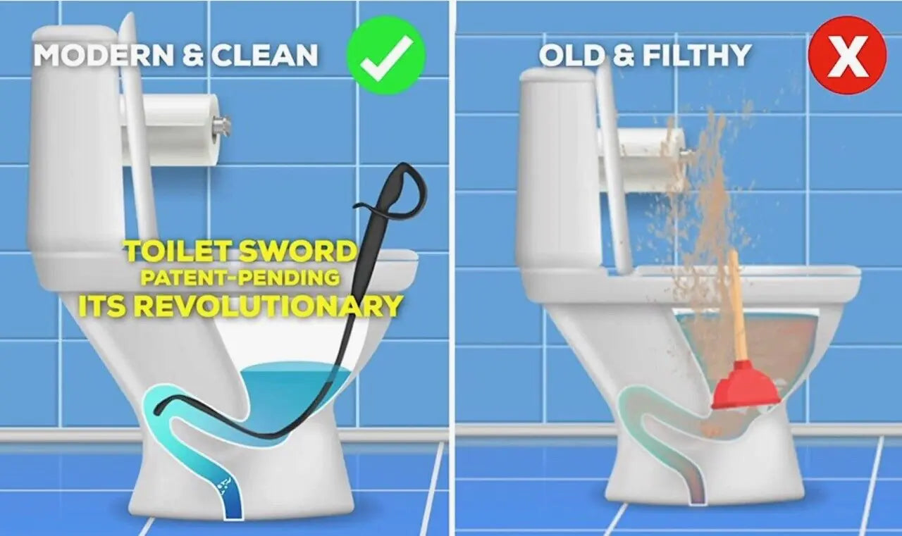 Toilet Sword 32" Plunger