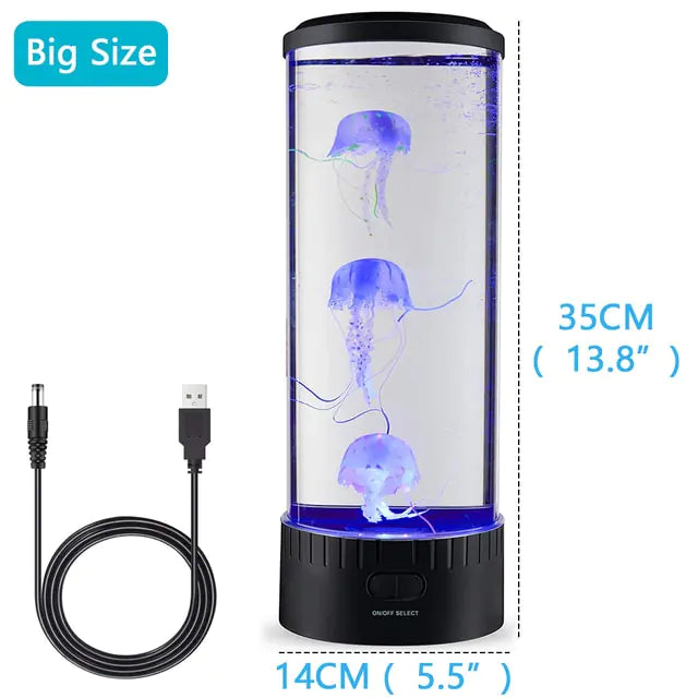 Animated Jellyfish LED Color-Changing Light