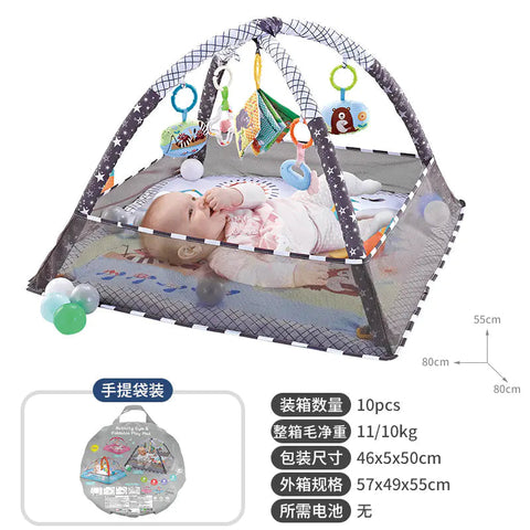 Baby Play Gym with Ocean Balls and Activity Fence Frugal Finds Galore