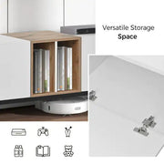 TV Stand Suitable For 80 Inch TV With 3 Doors Frugal Finds Galore