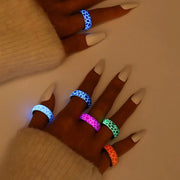 Luminous Stainless Steel Crack Ring Frugal Finds Galore
