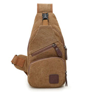 Canvas Crossbody Bag for Men - Trendy Chest Bag Frugal Finds Galore
