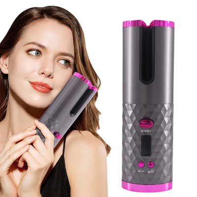 Cordless Auto Rotating Ceramic Hair Curler Frugal Finds Galore