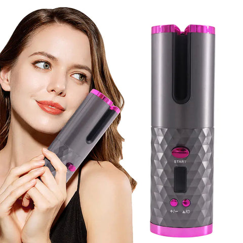 Cordless Auto Rotating Ceramic Hair Curler Frugal Finds Galore