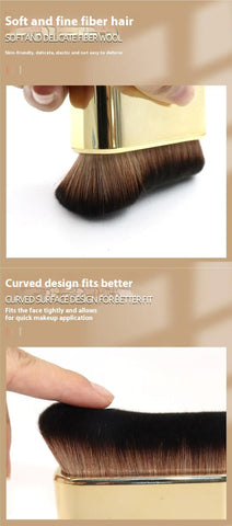 Large Wave Foundation & Body Makeup Brush Frugal Finds Galore