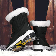 Women's Waterproof High-Top Thick Bottom Winter Boots Frugal Finds Galore
