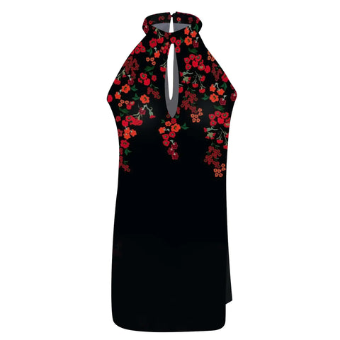 Sexy Halter Sleeveless Summer Mini Dress for Women Frugal Finds Galore