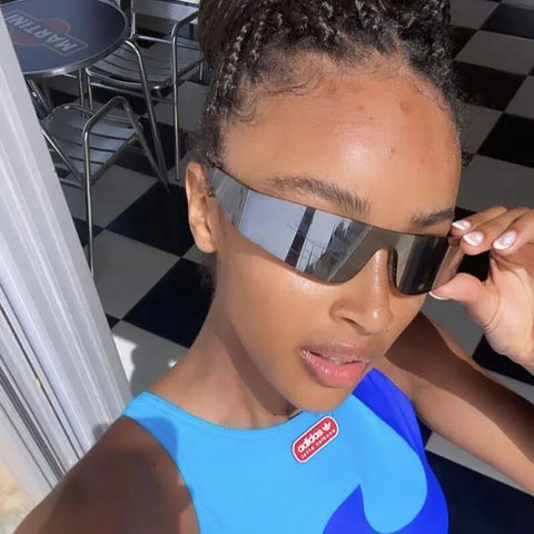 Sports Rimless Sunglasses Frugal Finds Galore