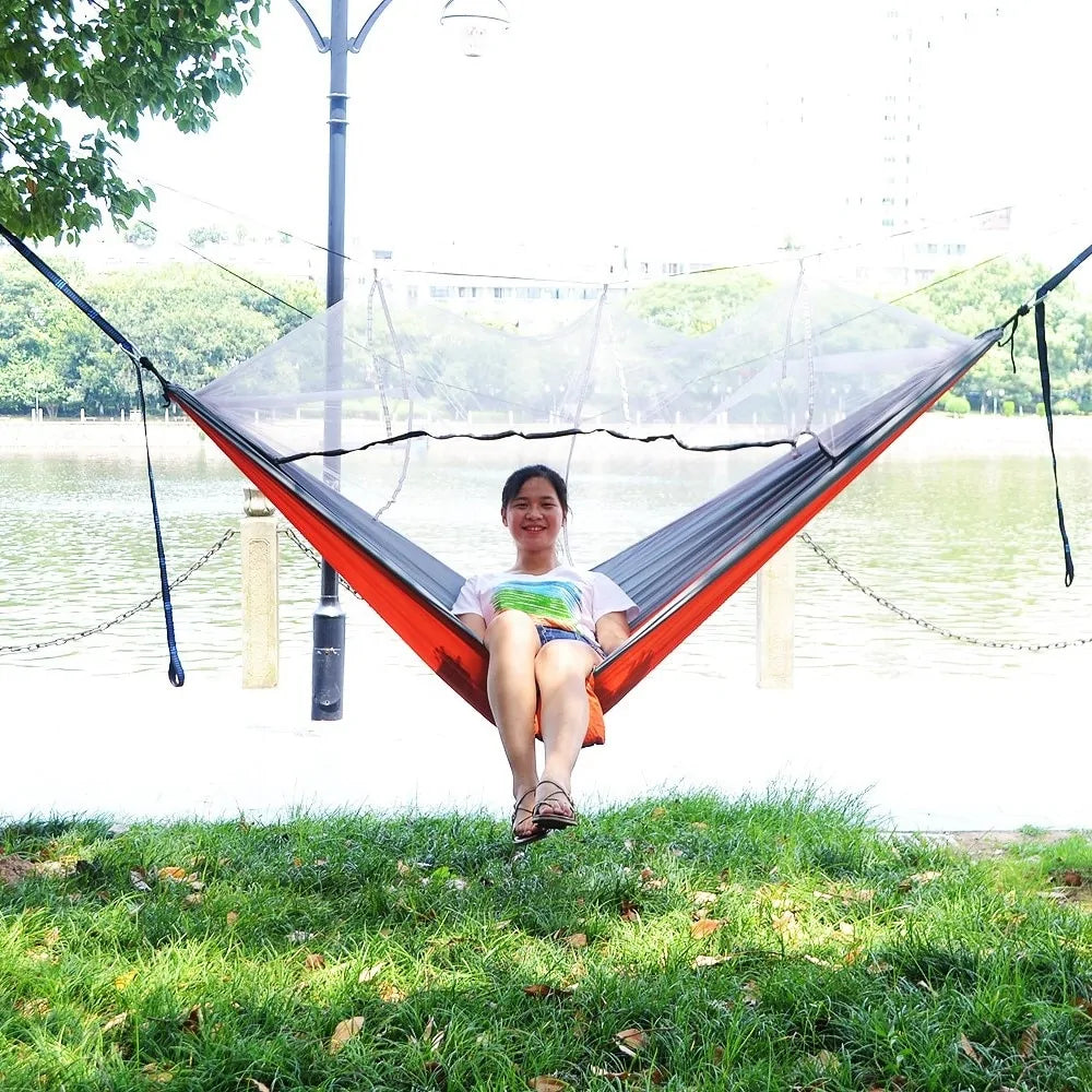 Outdoor Camping Hammock with Mosquito Net